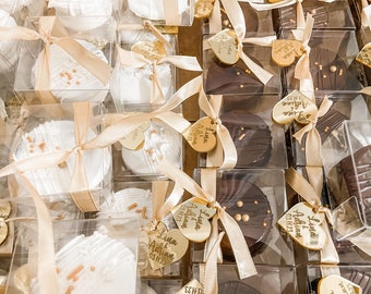 20 Gold Acrylic Mirror Tag, Wedding Name Tag, Personalized Gift, Save the Date Tag, Valentines Day Tag, Luxury Tag, Cake Charm