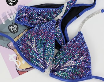 Pro Gradient Elite Designer Figure Suit Custom Figure Competition Bikini for Women  by Vicky Ross Fit | Fitness Competition NPC IFBB Suit