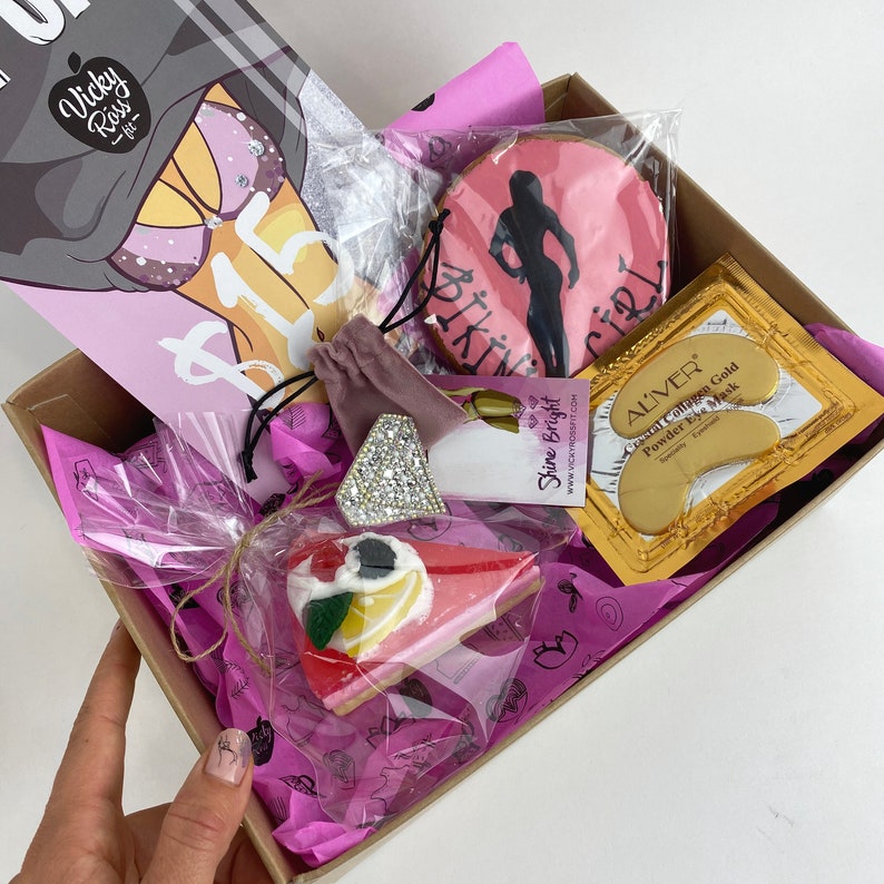 Gift Box by Vicky Ross Fit Handmade Gift Box Fitness Gift Ideas Bikini Gift Box Gifts for Women