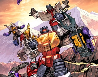 Transformers, Dinobots VS Insecticons und Shockwave Print