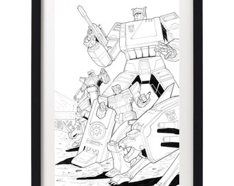 Transformers, Blaster Original Kunsttinten