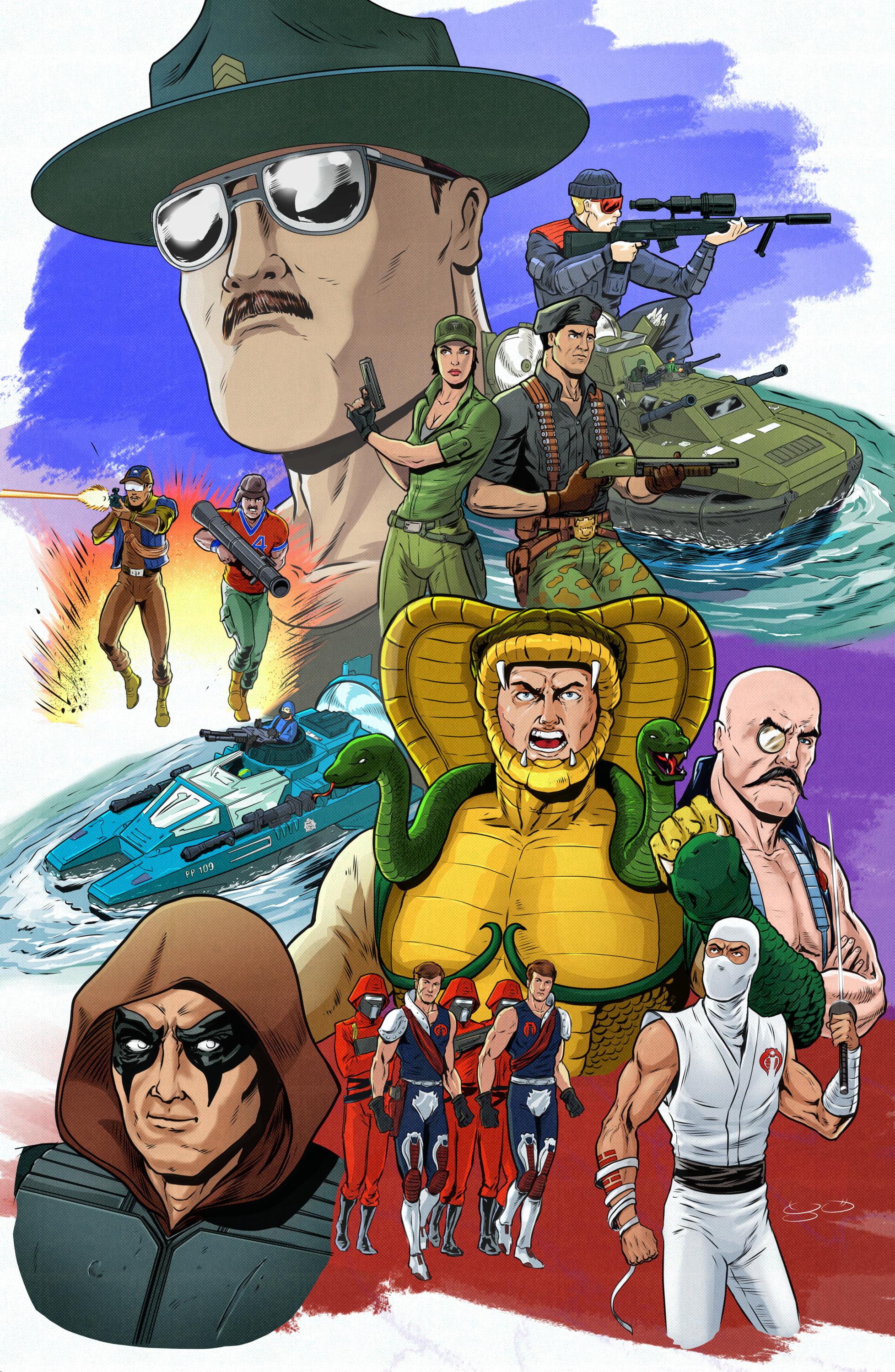 Gi Joe Pinup Fanart Print B 11x17 - Etsy