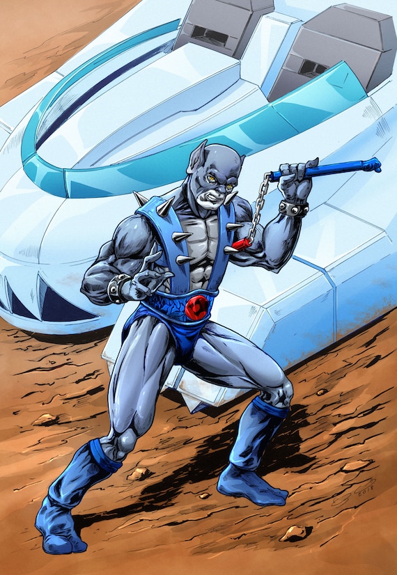 Thundercats Panthro Print 11 X 17 Etsy Canada