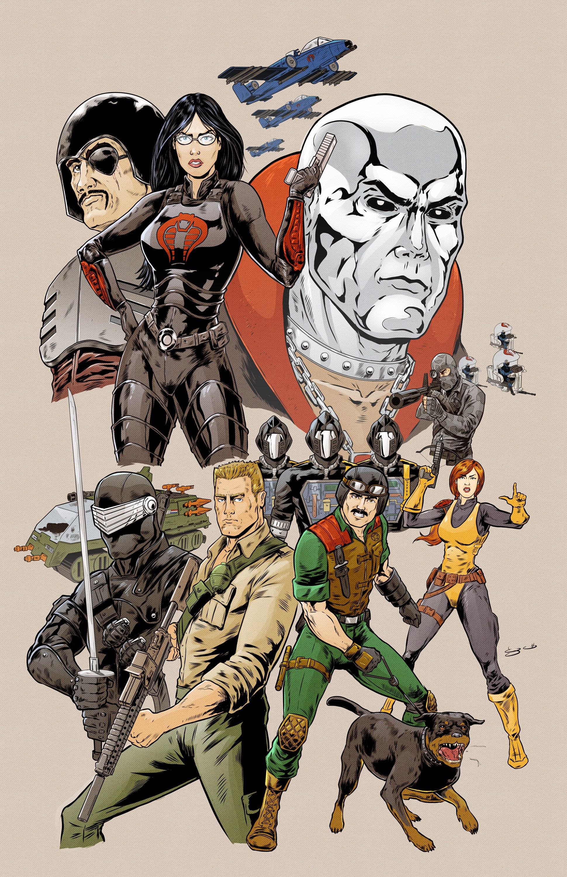 Gi Joe Pinup Fanart Print 11x17 - Etsy