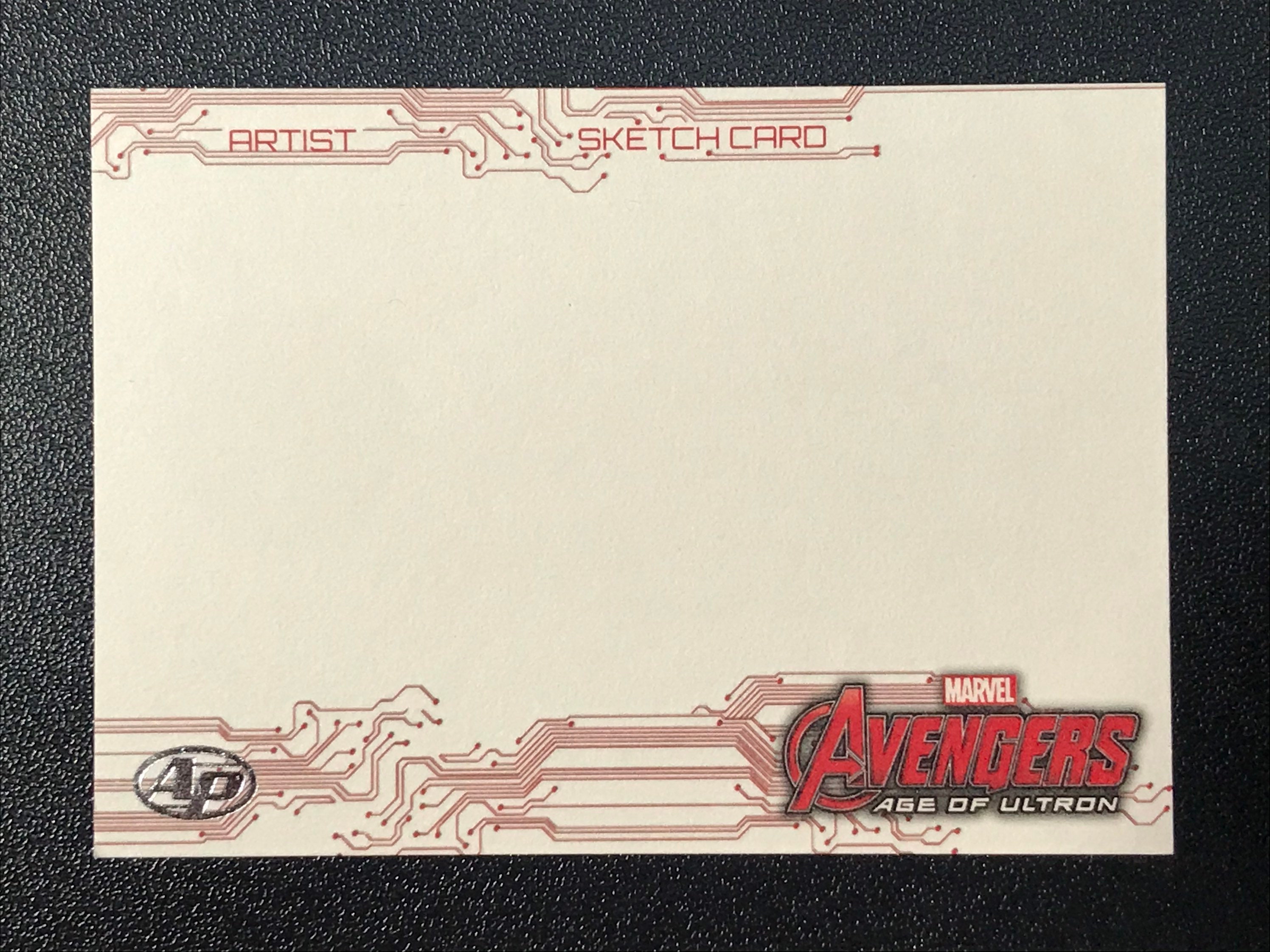 Avengers Age of Ultron 2015 Official Horizontal Sketch Card - Etsy