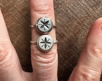 Star Born Silver Ring Otherworldly II Small Single Band