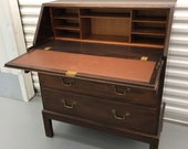 Free Shipping English Furniture Maker Designer Gordon Russell Drop Front Desk Secretary 1961 Original as Found Great Vintage Condition