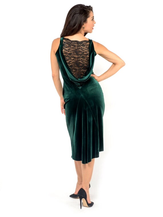 robe tango argentin dentelle