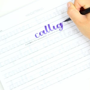 Digital Download 1000 Practice Words - Printable Lettering Practice ...