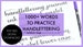 Digital Download 1000 Practice Words - Printable Lettering Practice Sheets | How to Handletter 