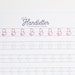 Cursive Handwriting Printable Practice Worksheets by How to Handletter ...