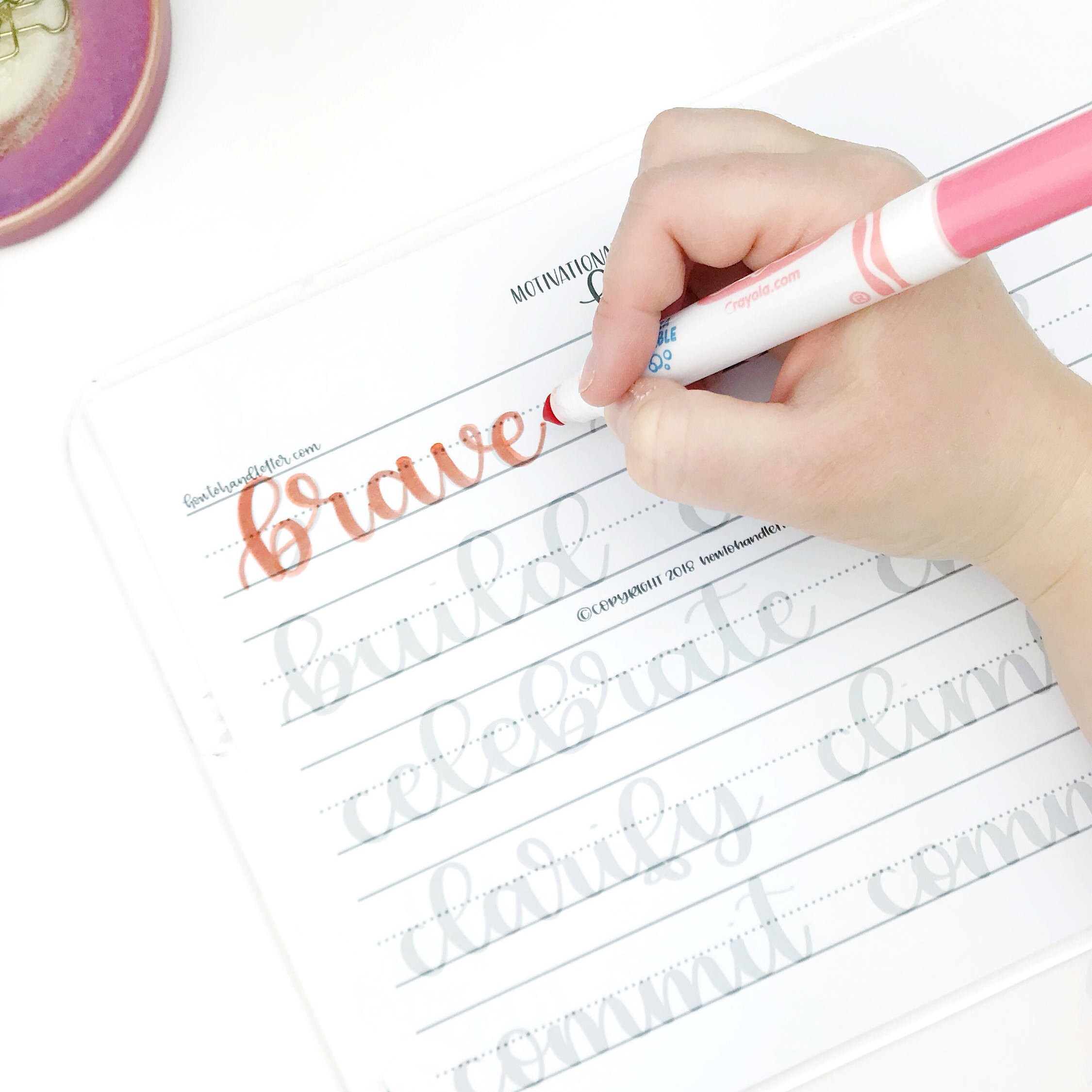 101 Motivational Practice Words in 3 Styles (large, Small and Bouncy ...