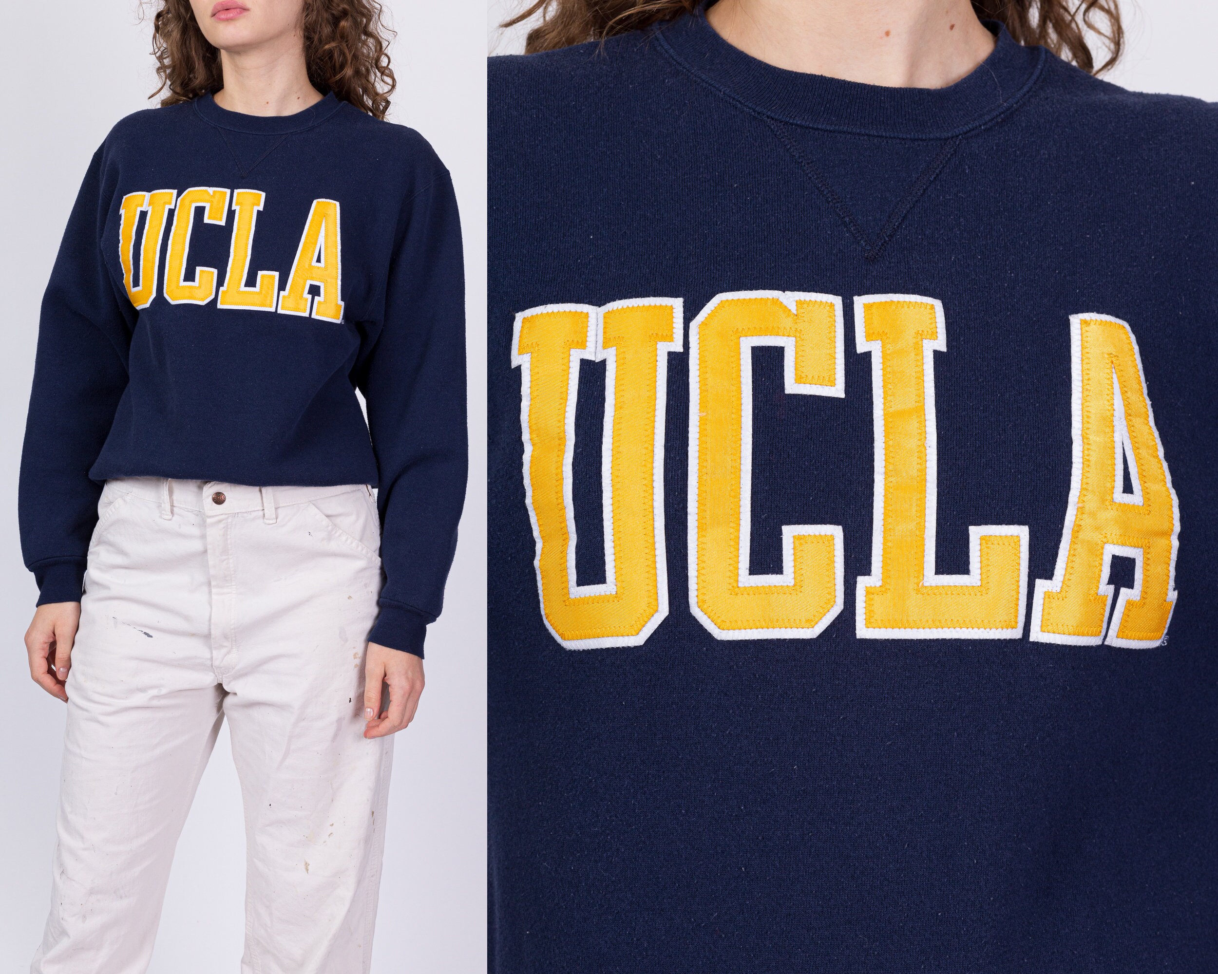 navy blue ucla sweatshirt