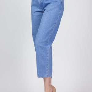Petit jean taille haute Gitano des années 90 Petite 25,5 vintage Tapered Leg Short Inseam Bright Blue Mom Jeans image 4