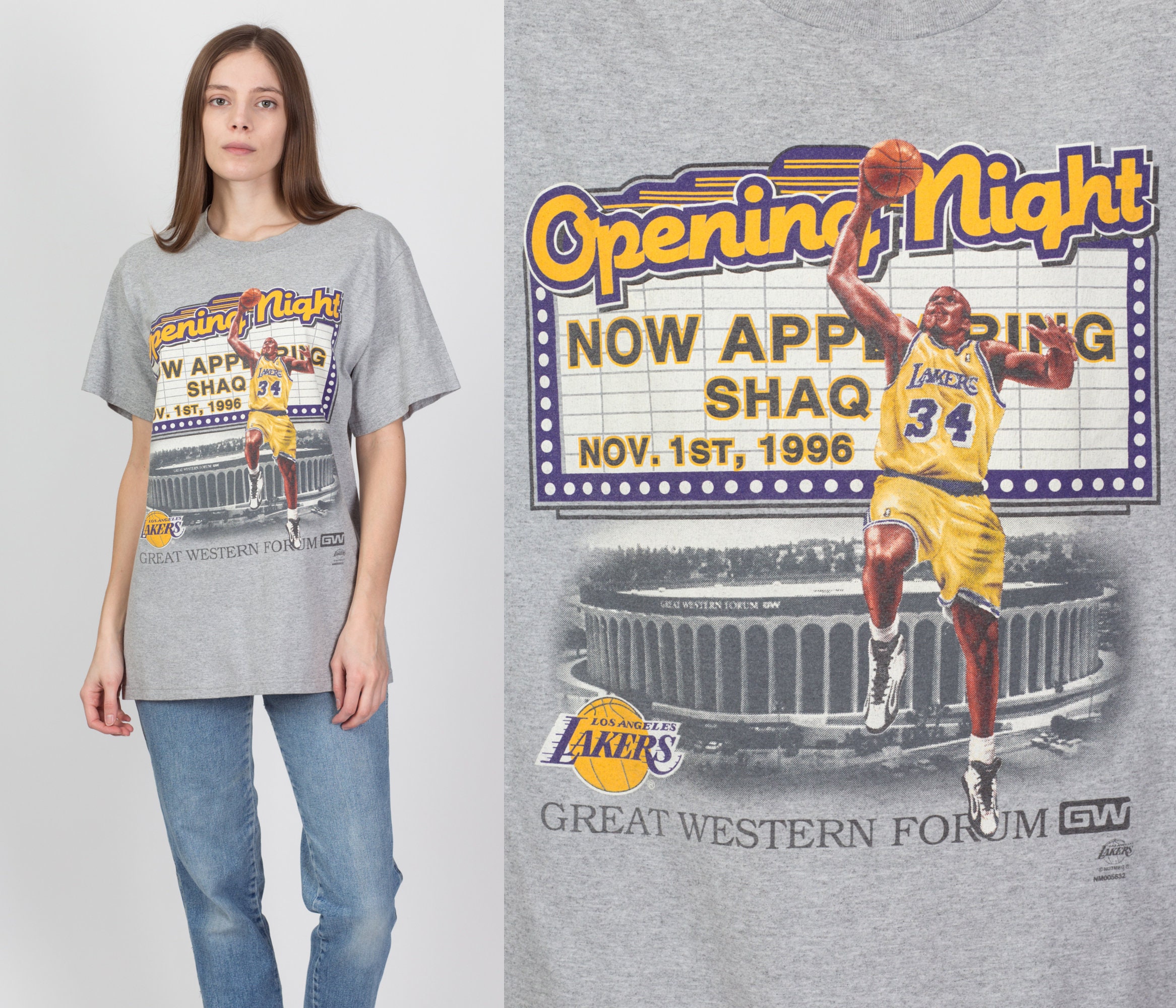 NBA LA Lakers Oversized T Shirt - Wishupon
