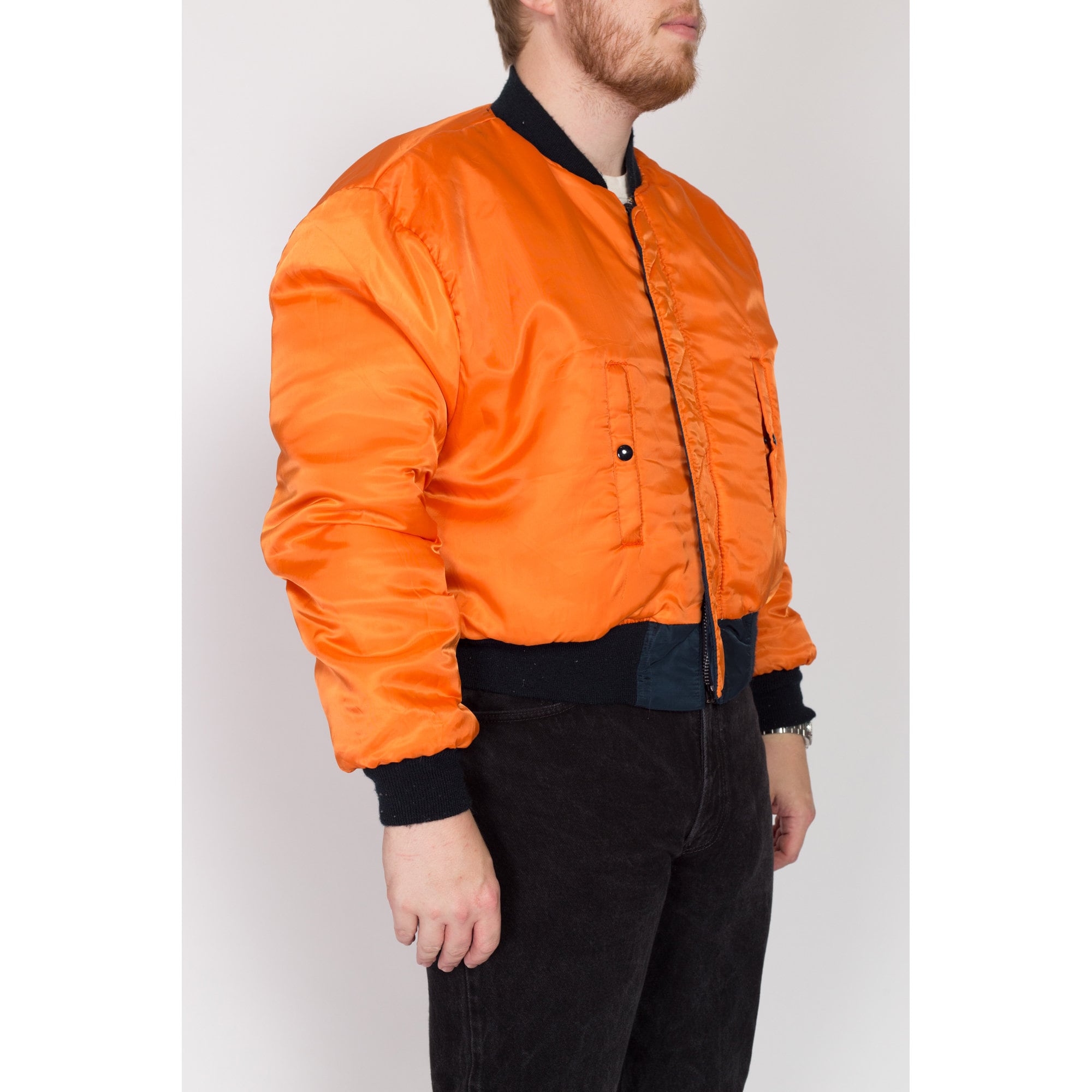 ADRER vintagemake PU reversible MA-1　S ADRER ma1 ma-1 reversible military MA-1 blouson