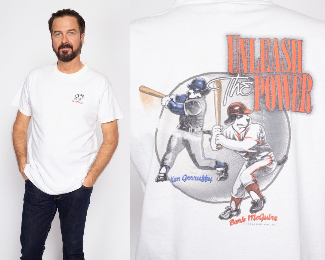 Large 90s Big Dogs Baseball Player T Shirt Vintage Etsy