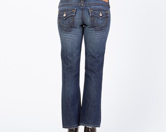 Vintage Y2K True Religion Becky Low Rise Bootcut Jeans - Medium