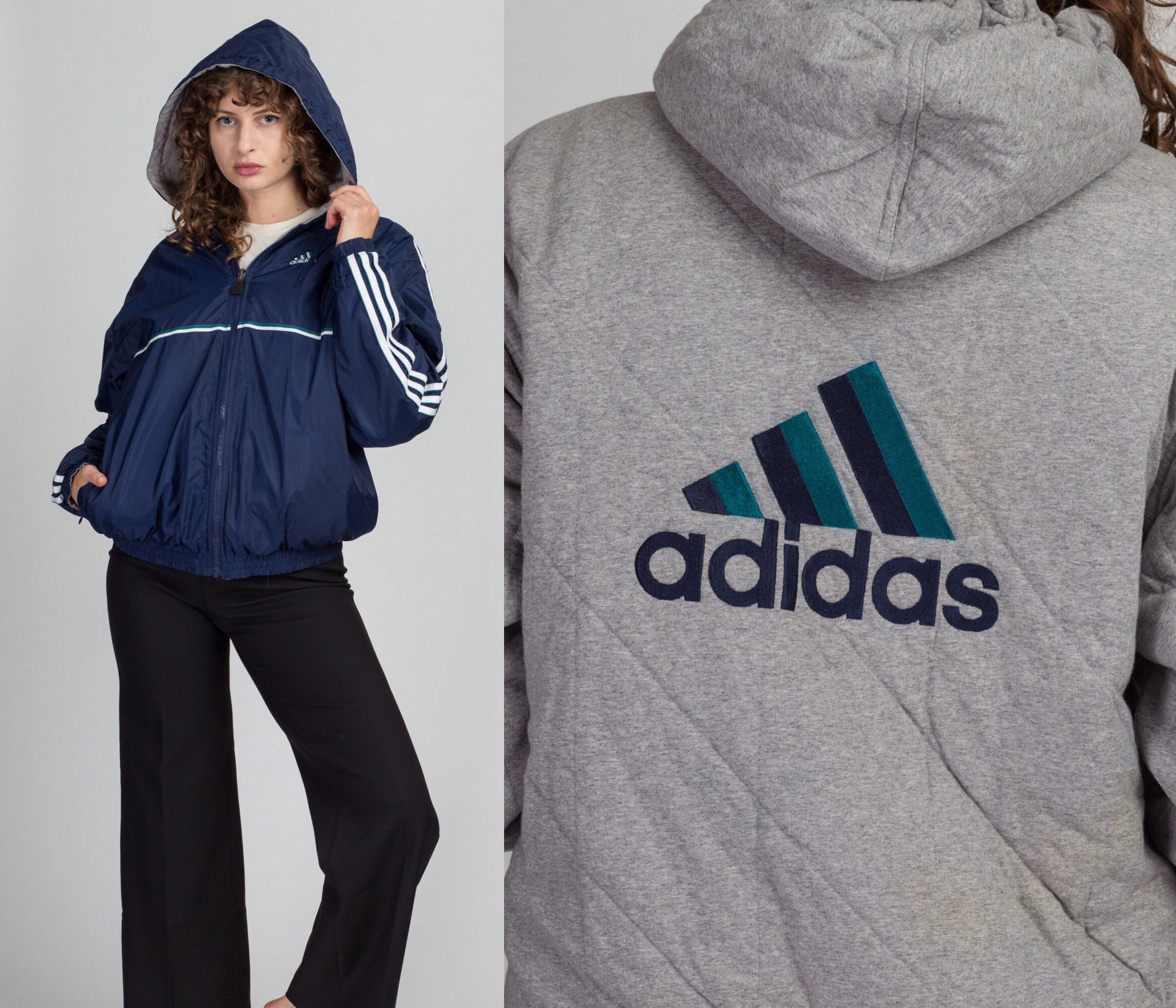 Fuera Acerca de la configuración Repetirse Vintage Adidas Reversible Jacket Hombre Medio / 90s Unisex - Etsy España