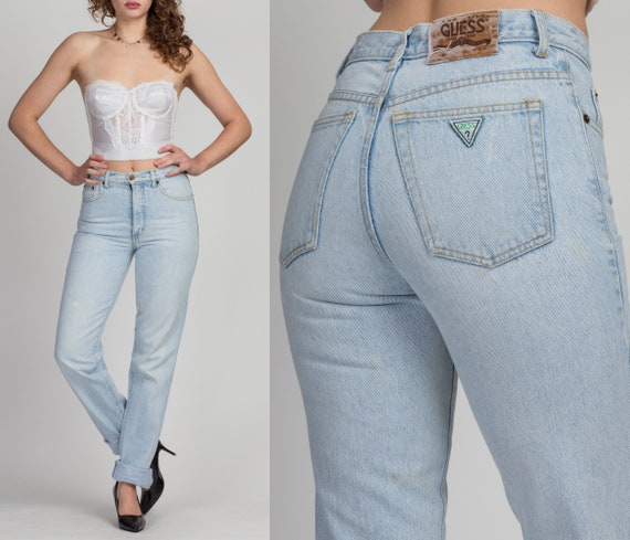90s High Waist Guess Jeans Small 