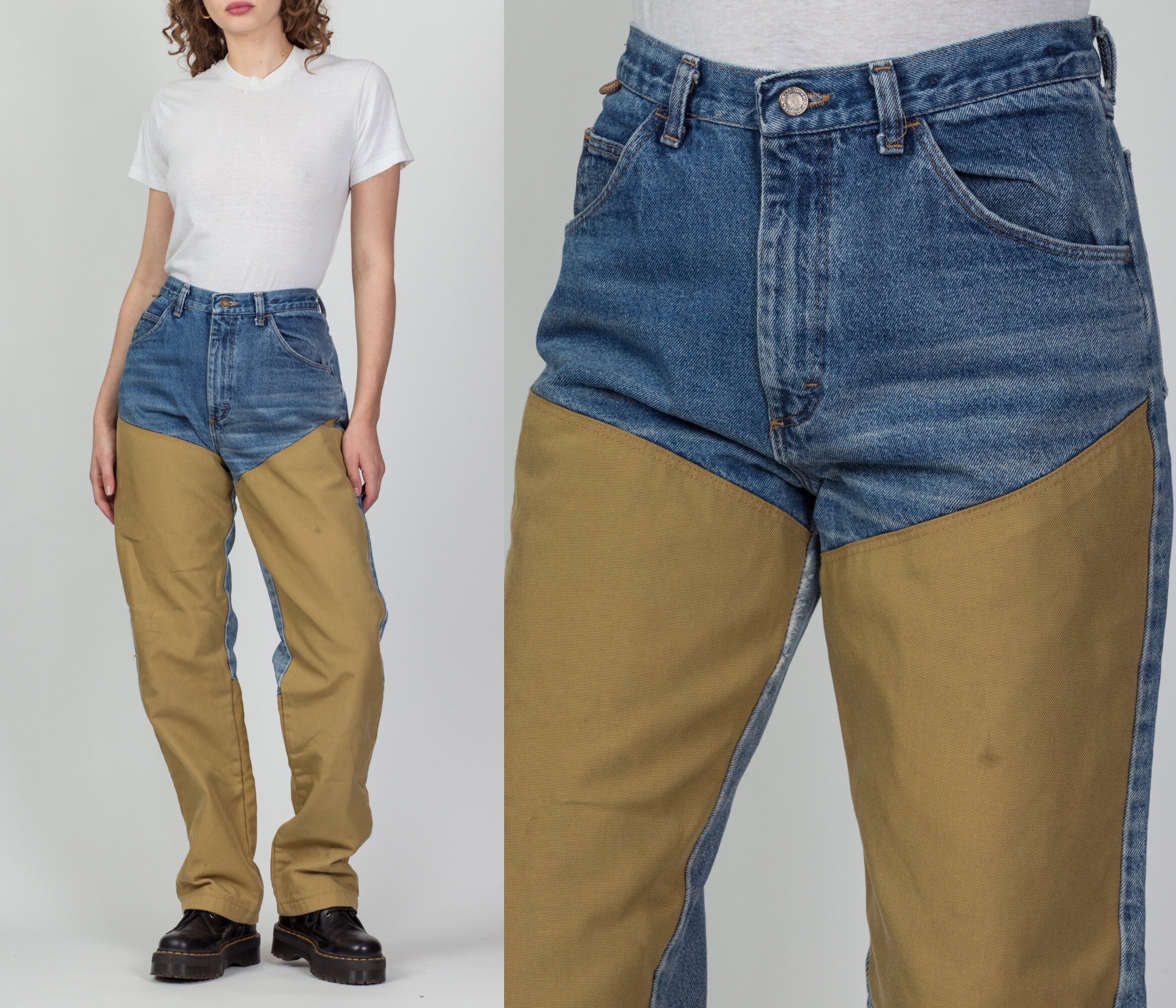 70s Denim \u0026 Canvas Unisex Hunting Jeans - 31\