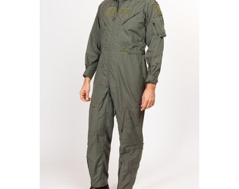 Medium 90s Air Force Flyer's Coveralls Flight Suit 40R