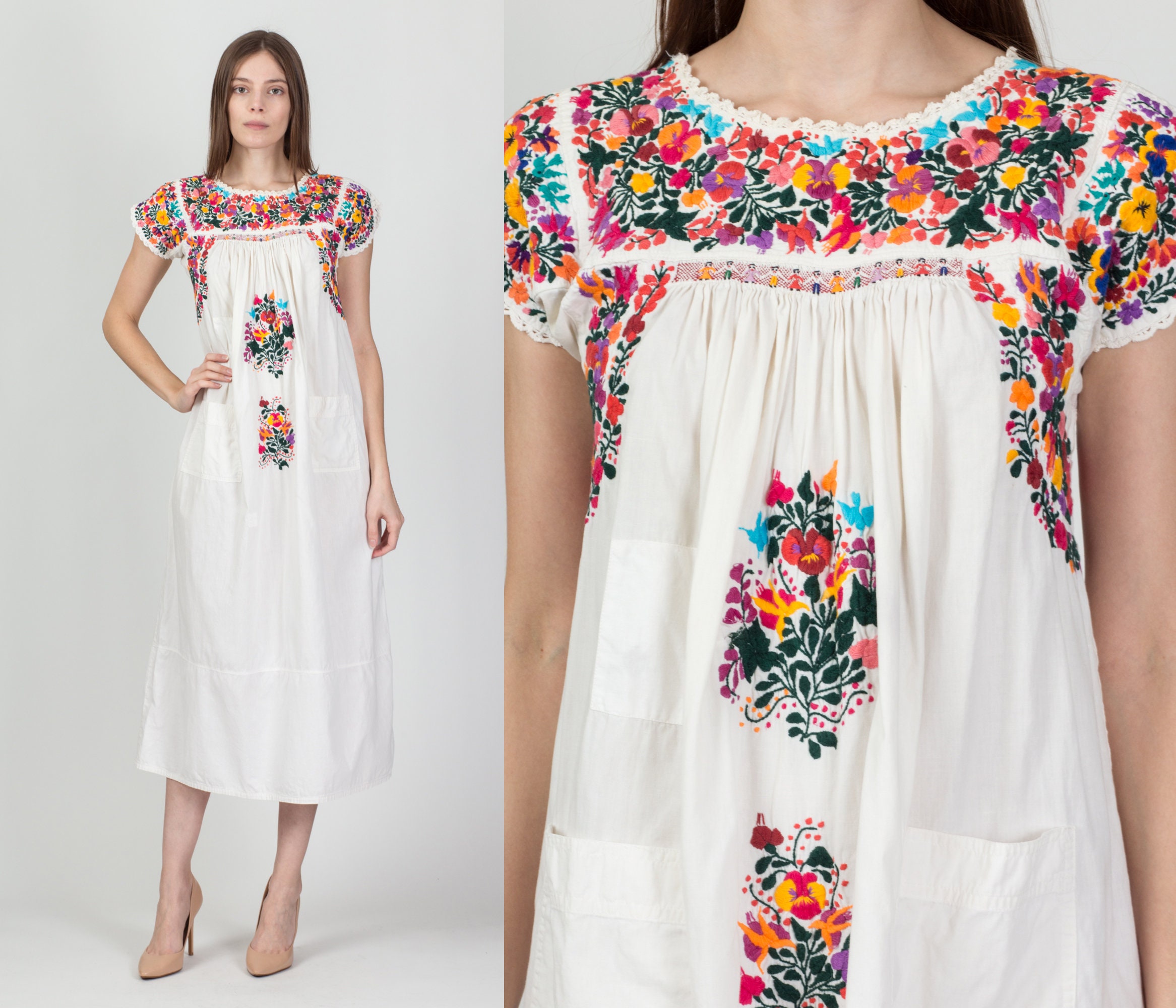 Vestido oaxaqueño - Etsy España Vestido oaxaqueño - Etsy España