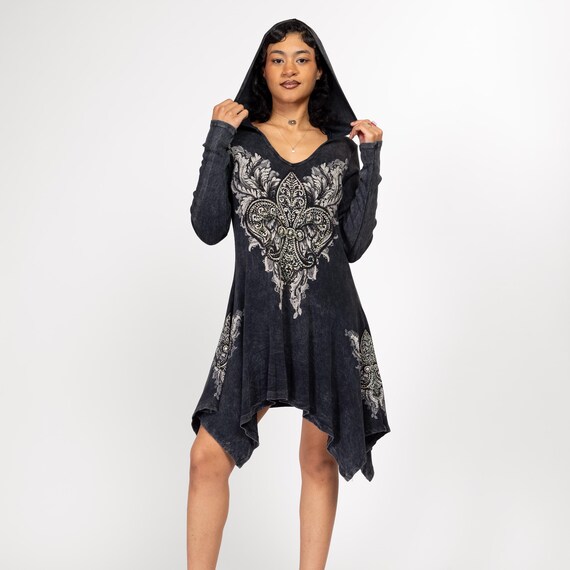 chambray long sleeve dress Denim Chambray Maxi Dress S / Dark Denim main image 0