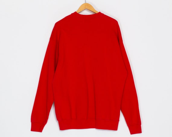 XL 90s Guess Active Red Sweatshirt | Vintage Stre… - image 4