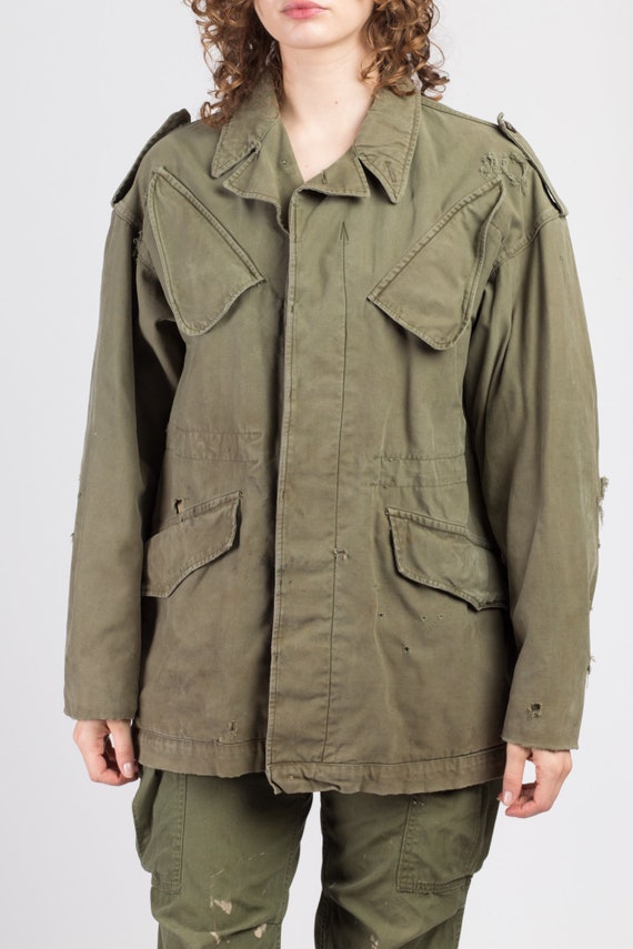 Vintage 1960s Distressed Dutch Army 