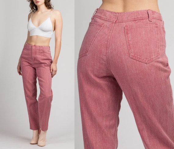 90s Light Red High Waist Jeans - Medium, 28" | Vin