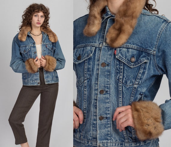mink denim jacket