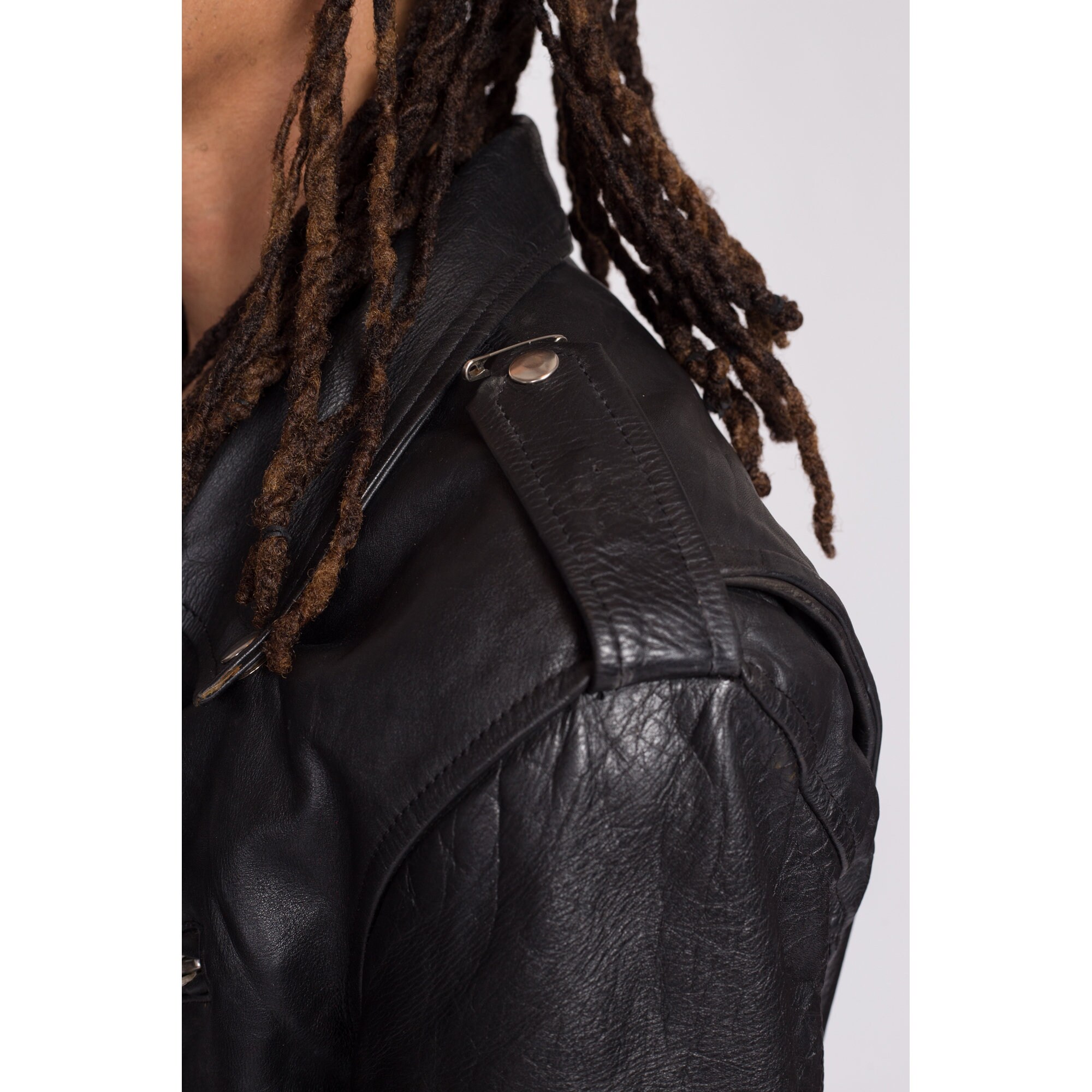 【vintage】Harley Davidson G1 44 80s Harley Davidson Leather Motorcycle Jacket - Men's Large