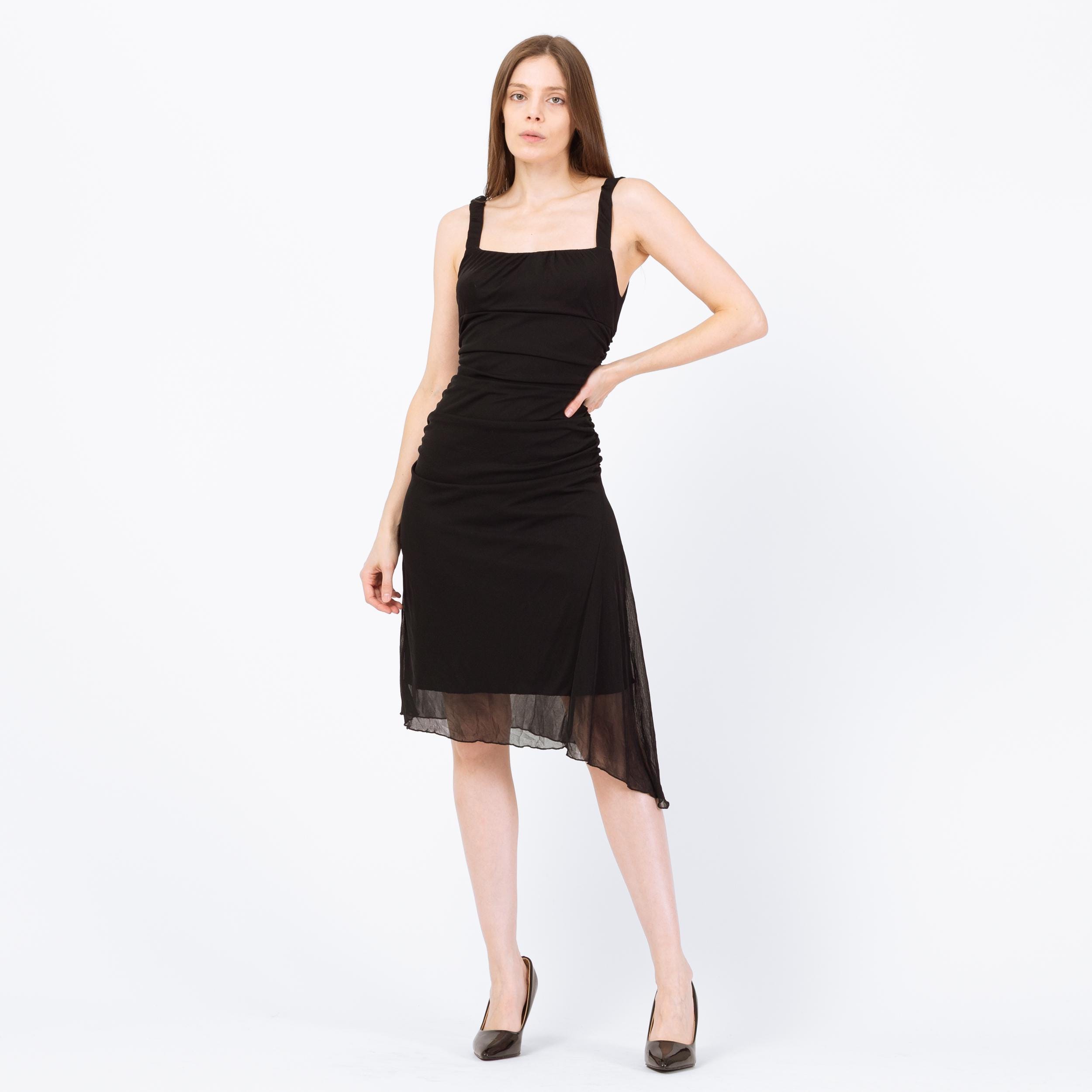 brown shirred midi dress Threadbare Women's Mink Brown Cotton Jersey Shirred Bodice Midi Dress