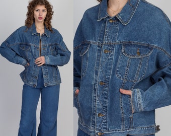 80s jean jacket outfit mens