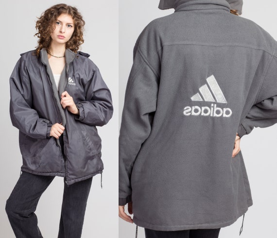 Adidas Originals MEN'S Monogram Reversible Down Fill Puffer Jacket