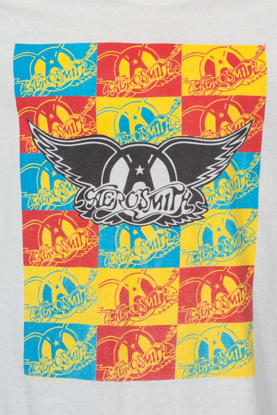 Vintage 1989 Aerosmith Pump Tour T Shirt Men's 2X… - image 6