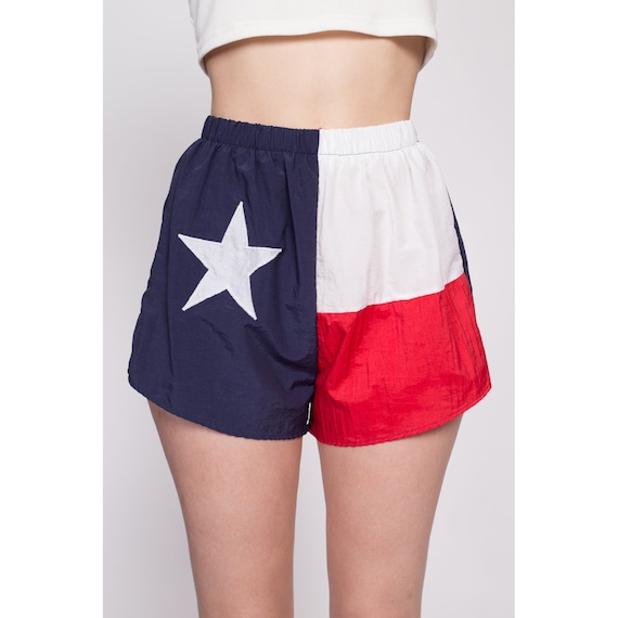 Red white and blue running sale shorts