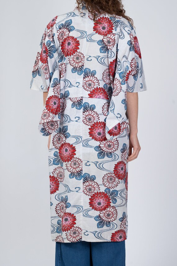Sm-Med Vintage Floral Kimono | Boho Japanese Cott… - image 5