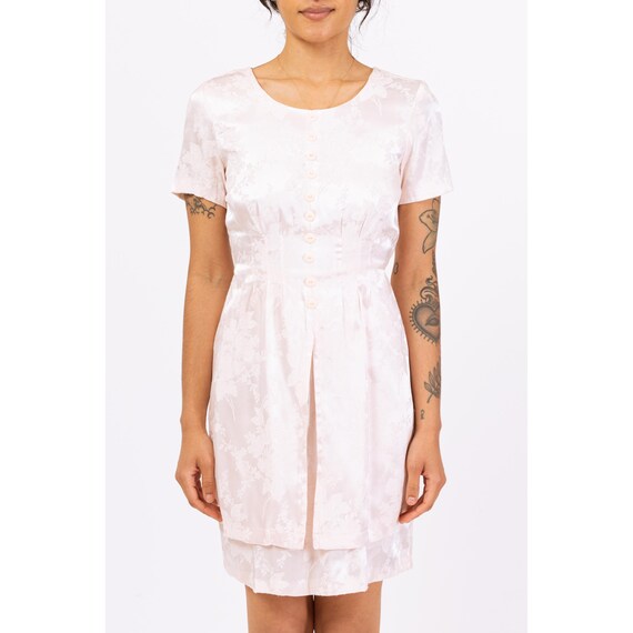 women's a-line dresses Atoms 3/4th Sleeves Dress (With Waist Seam) Svaha USA modern edge Bridal Gown with Veil Brown Floral A Line Select size:Large