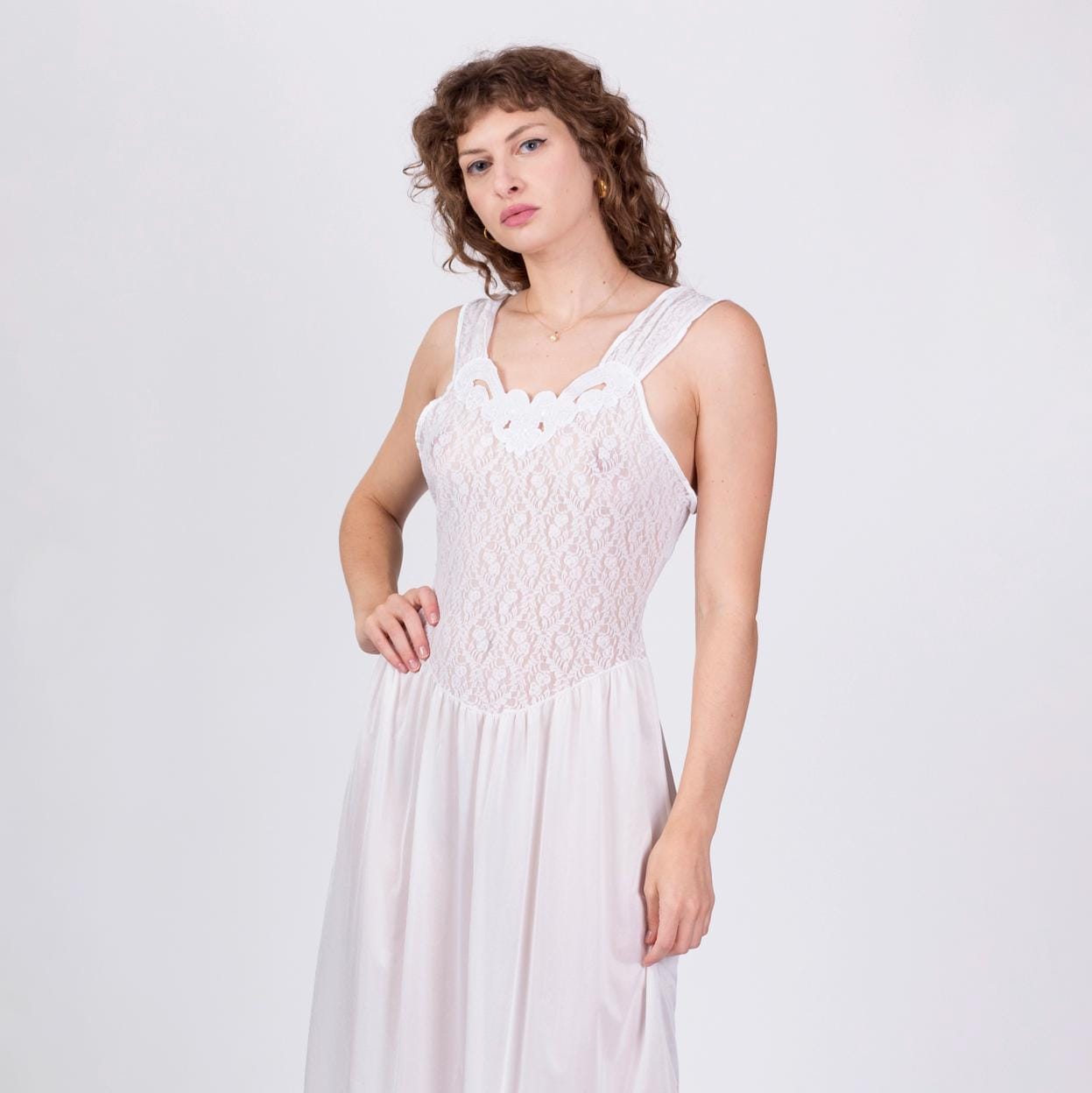Men's nylon tricot nightshirt sale