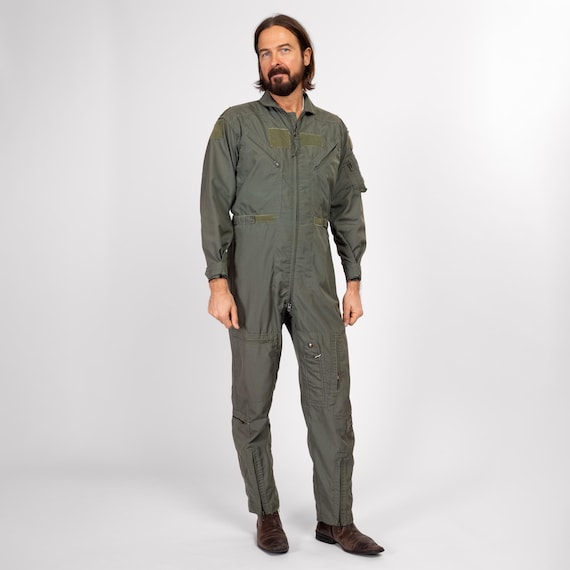 Medium 90s Air Force Flyer's Coveralls Flight Suit 40R