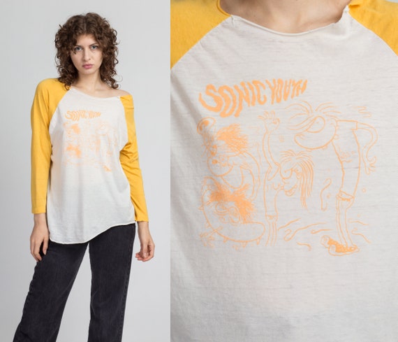 Vintage 1995 Sonic Youth Tour T Shirt - Extra Larg