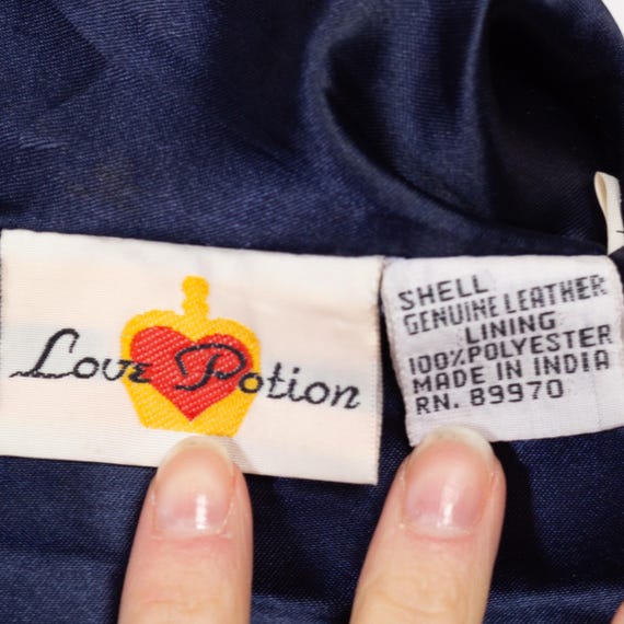 Medium 90s Black Suede Patchwork Halter Mini Dres… - image 8