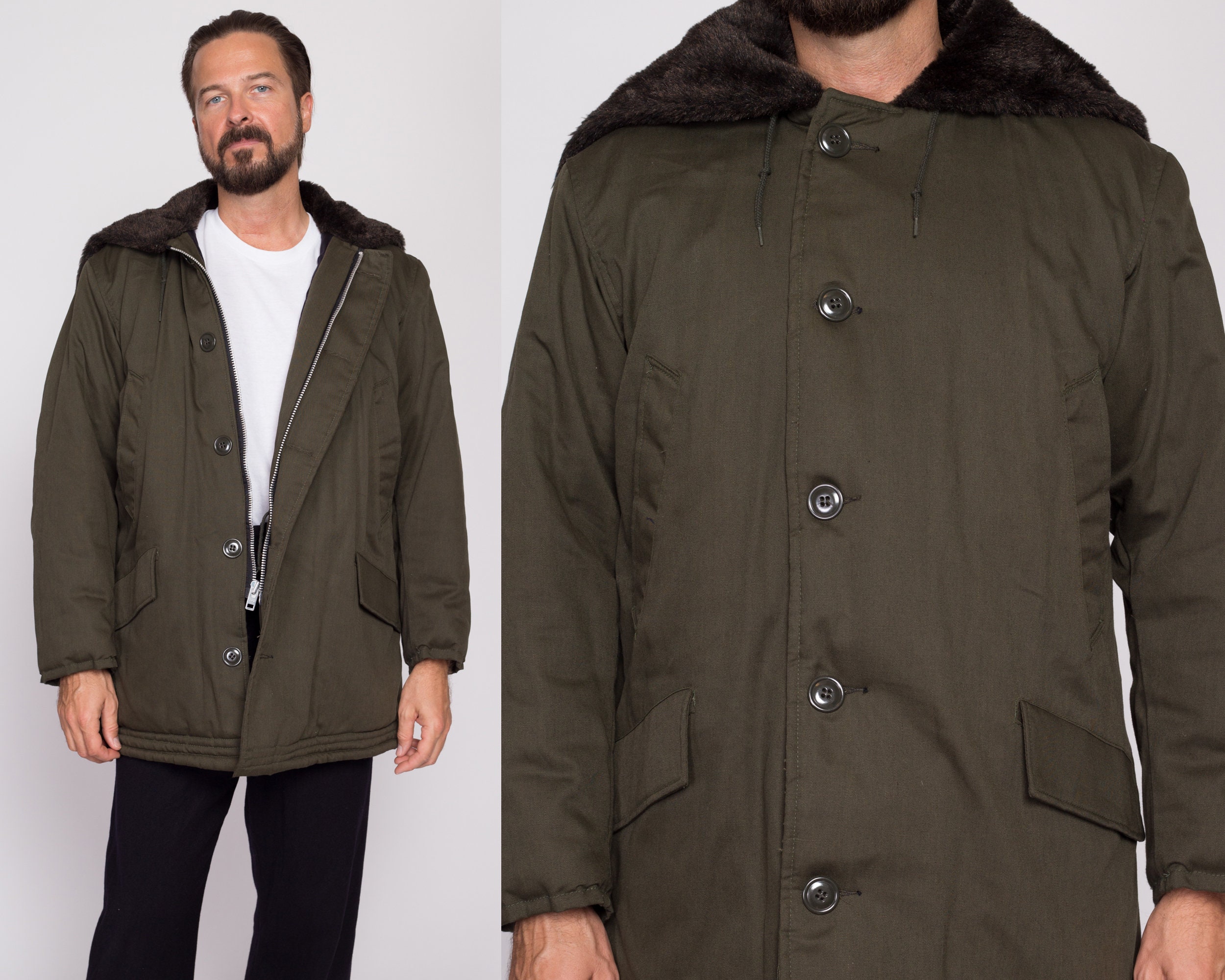 Mens parka oversized Etsy Mexico