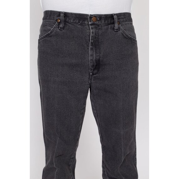34x32 90s Wrangler Faded Black Jeans | Vintage St… - image 6