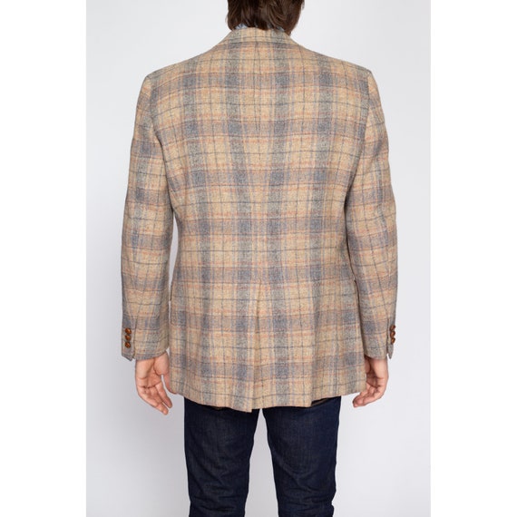 Medium 70s 80s Austin Reed Plaid Wool Sport Coat … - image 5