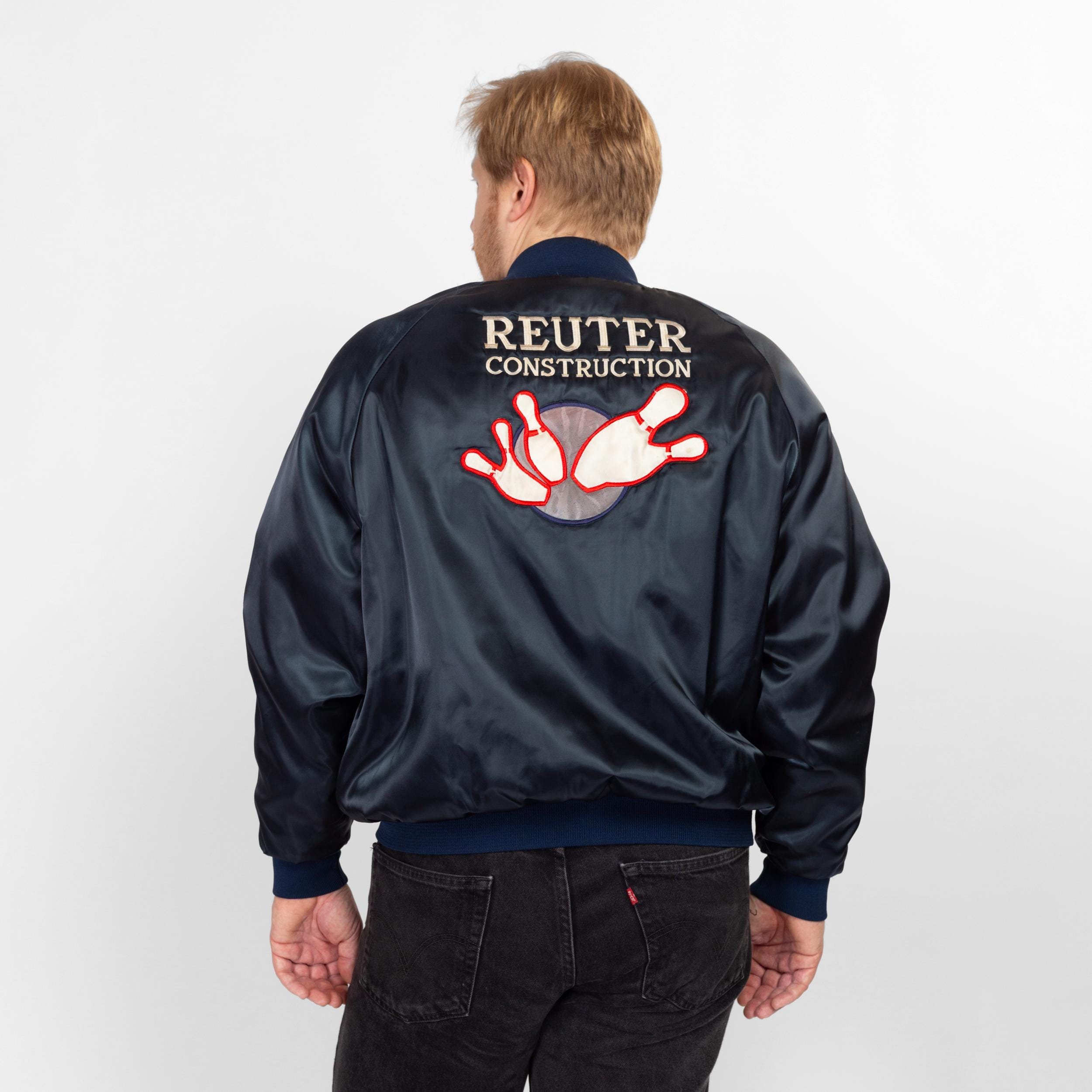 Satin Bowling Jacket - Etsy Satin Bowling Jacket - Etsy