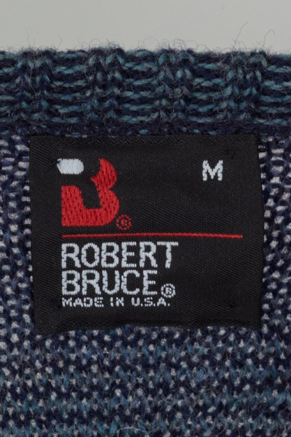 Vintage Striped Slouchy Knit Sweater Men's Medium… - image 6