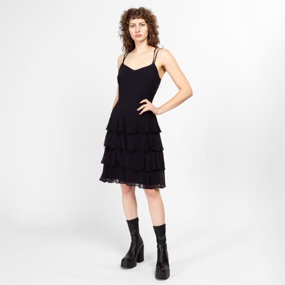 black strappy party dress Floral Bustier Strappy Back Maxi Dress Black